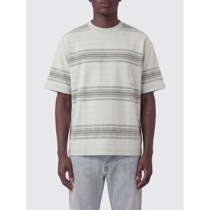 Nanamica Men Striped Cotton Blend T-Shirt Nanamica